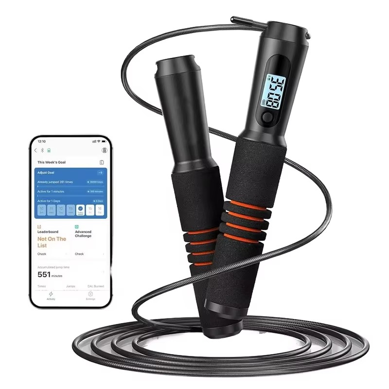 Smart Jump Rope Digital Counter - YTYINYTYIN – inteligentna, regulowana, cyfrowa lina