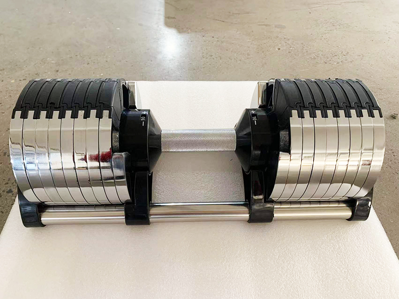 Chromowana regulowana para han – Adjustable Dumbbell Pair 40Kg recenzja i cena