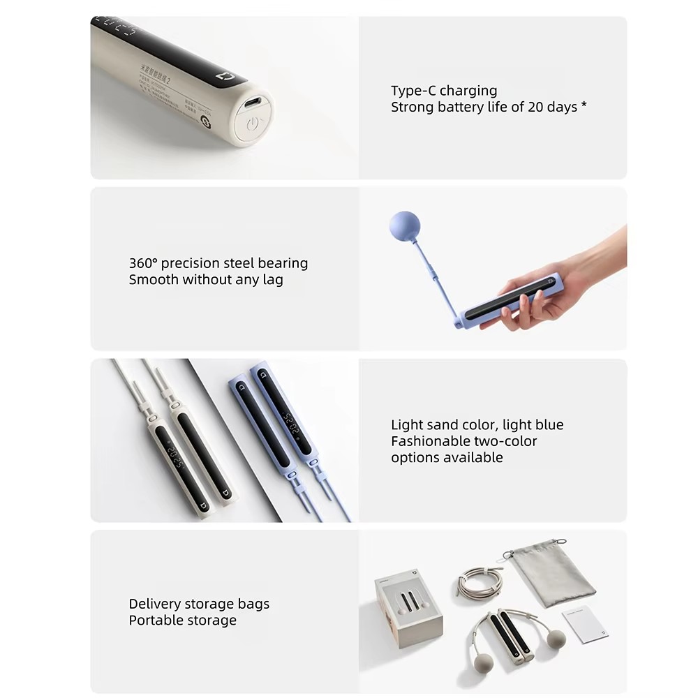 Xiaomi Mijia – inteligentna li – Smart Jump Rope Digital Counter recenzja i cena