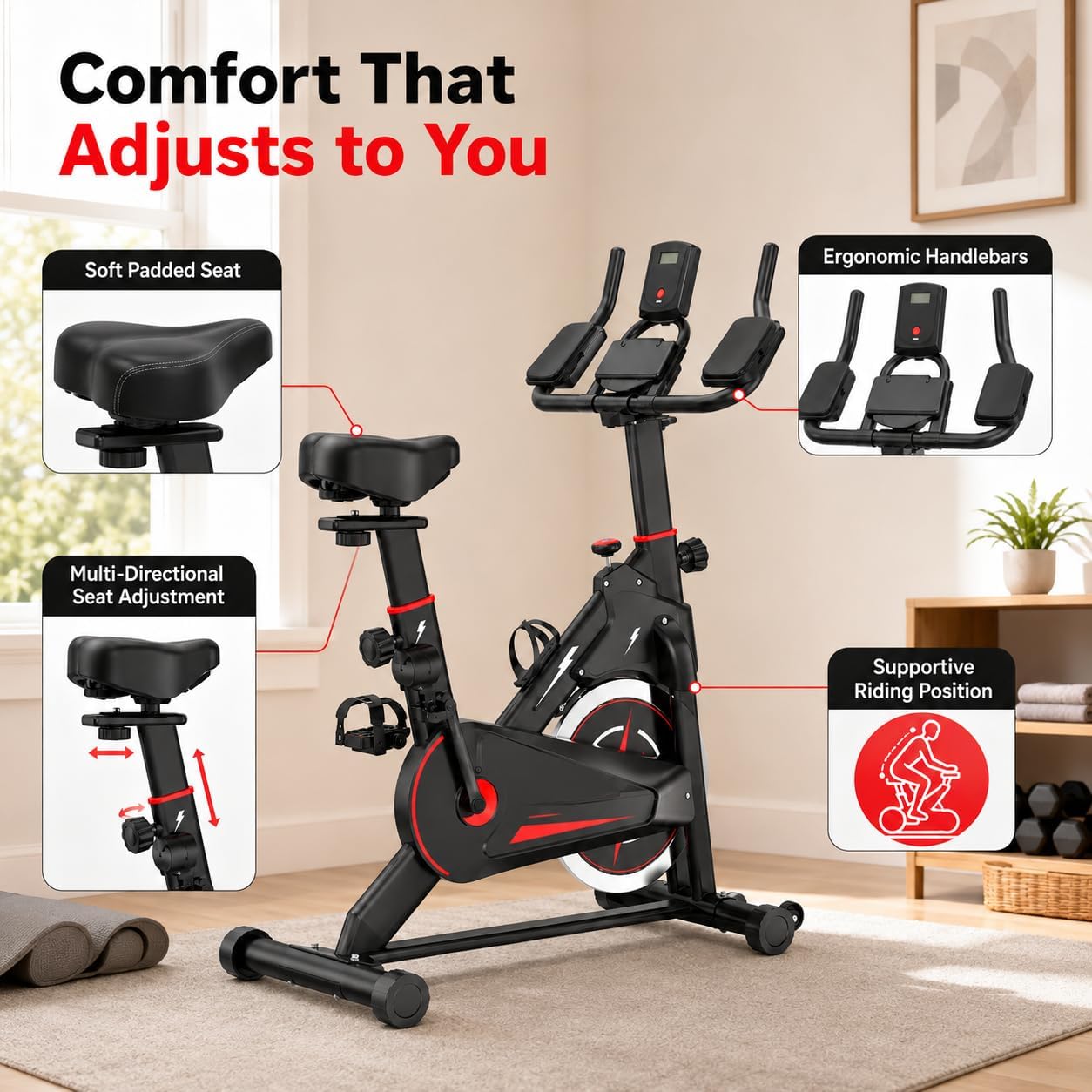 Magnetyczny rower treningowy d – Exercise Bike Magnetic Resistance recenzja i cena