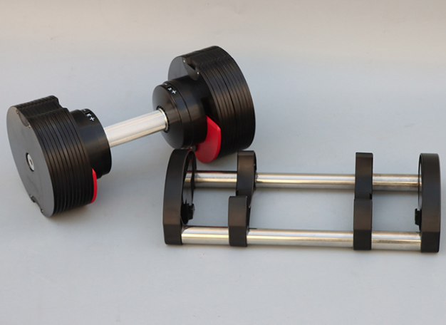 Regulowany zestaw hantli ze st – Adjustable Dumbbell Pair 40Kg recenzja i cena