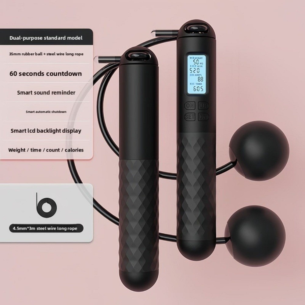 Przenośna, bezprzewodowa lina  – Smart Jump Rope Digital Counter recenzja i cena